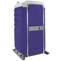 PolyJohn FS3-1010 Fleet Purple Premium Portable Restroom - Assembled