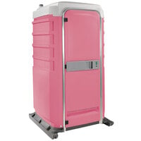 PolyJohn FS3-1012 Fleet Pink Premium Portable Restroom - Assembled