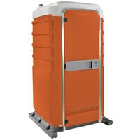 PolyJohn FS3-1011 Fleet Orange Premium Portable Restroom - Assembled