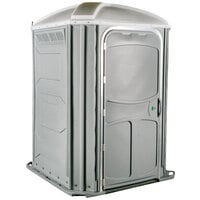 PolyJohn PH03-1007 Comfort XL Light Gray Wheelchair Accessible Portable Restroom - Assembled