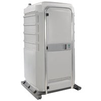 PolyJohn FS3-1007 Fleet Light Gray Premium Portable Restroom - Assembled