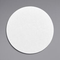 6" White Corrugated Cake Circle - 25/Pack