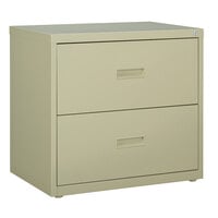 Hirsh Industries 14954 Putty Two-Drawer Lateral File Cabinet - 30" x 18 5/8" x 28"