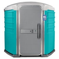 PolyJohn SA1-1000 We'll Care III Aqua Wheelchair Accessible Portable Restroom - Assembled