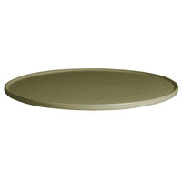 G.E.T. Enterprises DR204WG Bugambilia 17 3/4" Classic Textured Finish Willow Green Resin-Coated Aluminum Deep Large Round Disc with Rim