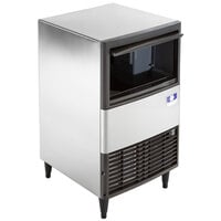 Manitowoc UDE0080A NEO 19 11/16" Air Cooled Undercounter Dice Cube Ice Machine with 31 lb. Bin - 115V, 102 lb.