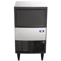 Manitowoc UDE0080A NEO 19 11/16 inch Air Cooled Undercounter Dice Cube Ice Machine with 31 lb. Bin - 115V, 102 lb.