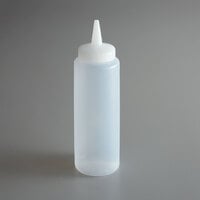 Vollrath 2808-13 Traex® 8 oz. Clear Single Tip Standard Squeeze Bottle