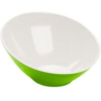 GET B-792-KL Keywest 24 oz. Keylime Slanted Melamine Bowl