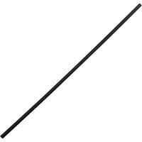 Choice 7 7/8 inch Black Unwrapped Collins Straw - 500/Pack