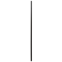 Choice 7 7/8" Black Unwrapped Collins Straw - 500/Pack