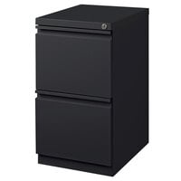 Hirsh Industries 19328 Charcoal Mobile Pedestal Letter File Cabinet - 15" x 19 7/8" x 27 3/4"