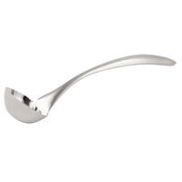 Bon Chef 9462BF 1 oz. Stainless Steel Serving Ladle with Brushed Finish and Hollow Cool Handle
