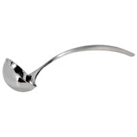 Bon Chef 9456BF 6 oz. Stainless Steel Serving Ladle with Brushed Finish and Hollow Cool Handle