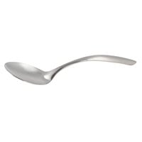 Bon Chef 9463BF 9 3/4" Brushed Stainless Steel Solid Serving Spoon with Hollow Cool Handle