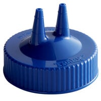 Vollrath 2300-44 Traex® Blue Twin Tip™ Wide Mouth Bottle Cap