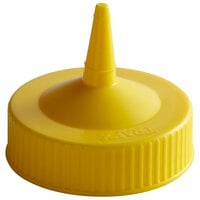 Vollrath 4913-08 Traex® Yellow Single Tip Wide Mouth Bottle Cap