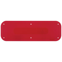 Rubbermaid 2018385 18 inch x 6 inch Red Tilt Truck Placard