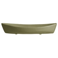 G.E.T. Enterprises BT031WG Bugambilia 6.9 Qt. Classic Textured Finish Willow Green Resin-Coated Aluminum Deep Boat