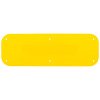 Rubbermaid 2018386 18 inch x 6 inch Yellow Tilt Truck Placard