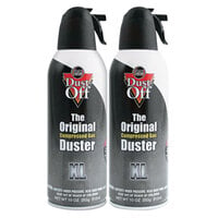 Falcon Safety DSXLPW Dust-Off 10 oz. Compressed Gas Duster - 2/Pack