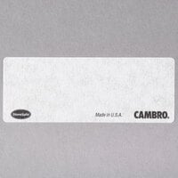 Cambro SLL30 StoreSafe 2 1/2 inch x 1 inch Printable Dissolvable Product Labels - 3000/Case