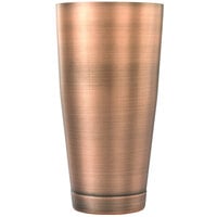 Barfly M37008ACP 28 oz. Antique Copper-Plated Full Size Cocktail Shaker Tin