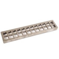 Cooking Performance Group 351371010 3 inch x 15 inch Bottom Grate for 36 inch and 48 inch CPG Lava Briquette Charbroilers