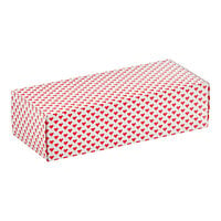 8 7/8" x 3 3/4" x 2 3/8" 1-Piece 2 lb. Valentine's Day Heart Candy Box - 250/Case