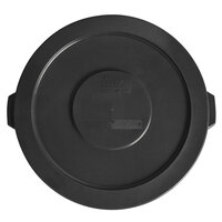Lavex Janitorial 32 Gallon Black Round Commercial Trash Can Lid