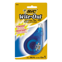 Bic WOTAPP11 Wite-Out EZ Correct Blue 1/6 inch x 472 inch Correction Tape