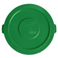 Lavex Janitorial 32 Gallon Green Round Commercial Trash Can Lid