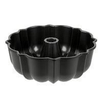 Chicago Metallic 50136 10 1/8 inch x 3 1/2 inch Non-Stick Aluminum Fluted Bundt Cake Pan - 12 Cup Capacity