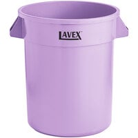 Lavex 20 Gallon Purple Round Commercial Trash Can / Ingredient Bin