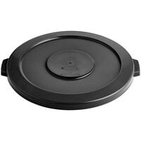 Lavex Janitorial 44 Gallon Black Round Commercial Trash Can Lid