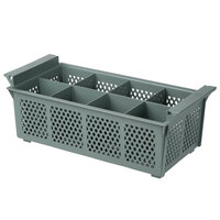 Noble Products 8 Compartment Half Size Grey Flatware Rack without Handles