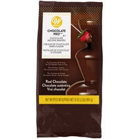 Wilton 2104-2618 Chocolate Pro Milk Chocolate Melting Chocolate Wafers - 2 lb.
