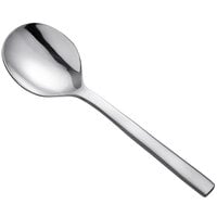 Oneida Chef's Table Satin by 1880 Hospitality B449SBLF 6 1/4" 18/0 Stainless Steel Heavy Weight Bouillon Spoon - 12/Case