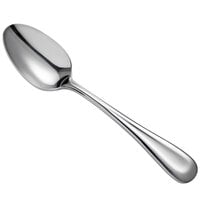 Oneida B882SDEF Acclivity 7 inch 18/0 Stainless Steel Heavy Weight Oval Bowl Soup / Dessert Spoon - 12/Case