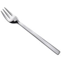 Oneida Chef's Table Satin by 1880 Hospitality B449FOYF 6" 18/0 Stainless Steel Heavy Weight Oyster / Cocktail Fork - 12/Case