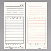 Acroprint 099115000 Time Card for ATR480 Time Clock   - 50/Pack