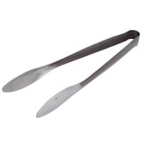 American Metalcraft WVAT2 11 3/4 inch Wavy Aged Stainless Steel Tongs