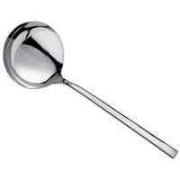 Oneida Chef's Table Mirror by 1880 Hospitality B678MSPF 13" 6 oz. 18/0 Stainless Steel Heavy Weight Soup Ladle - 12/Case