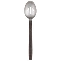 American Metalcraft WVASS 13 1/4" Wavy Aged Stainless Steel Slotted Spoon