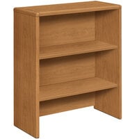 HON 107292CC 10700 Series Harvest Laminate Two Shelf Bookcase Hutch - 32 5/8" x 14 5/8" x 37 1/8"