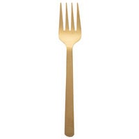American Metalcraft GVHF 13" Hammered Gold Vintage Cold Meat Fork