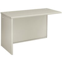 HON 38944LB9Q 38000 Series 48" x 24" x 29 1/2" Silver Mesh / Light Gray Laminate Left Return Shell