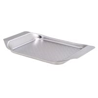 Tablecraft 20005 Better Burger 7 inch x 10 inch Stainless Steel Serving Tray