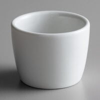 Tuxton BPF-015A 1.5 oz. Porcelain White Chinese/ Asian China Sake Cup - 48/Case