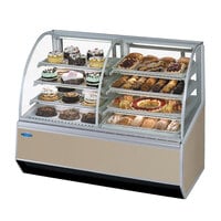 Federal Industries SN77-3SC 77" Series '90 Double-Curved Glass Dual Zone Refrigerated Bakery Case